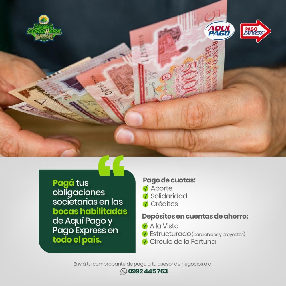 Pagá tus obligaciones
